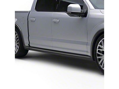Air Design Street Series Side Skirt; Passenger Side; Satin Black (18-20 F-150 SuperCrew w/ 5-1/2-Foot Bed, Excluding Raptor)