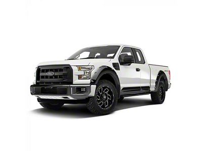 Air Design Super Bolt Fender Flares; Unpainted (15-17 F-150, Excluding Raptor)