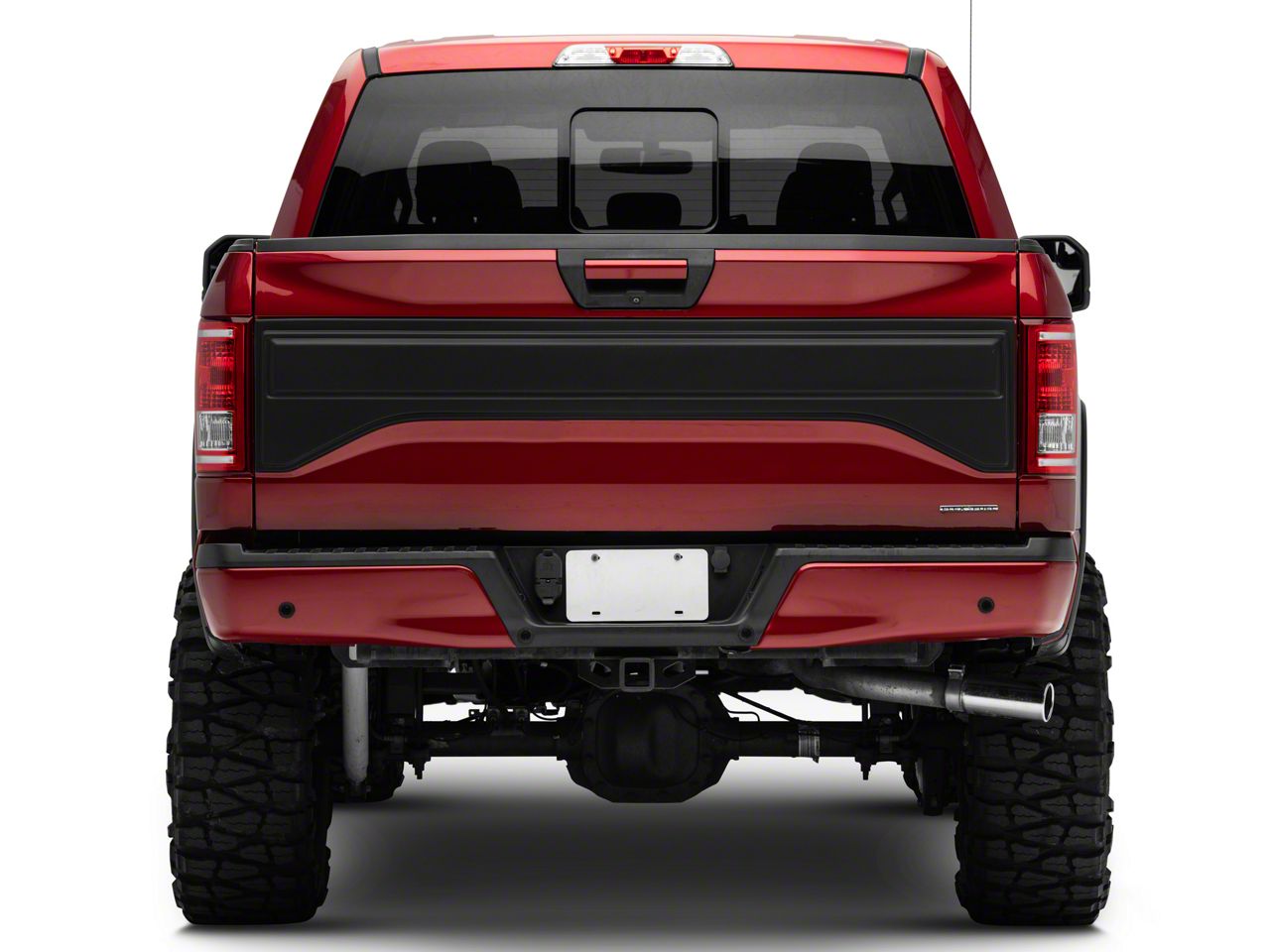 Air Design F150 Tailgate Applique; Satin Black FO20A32SB (1517 F150