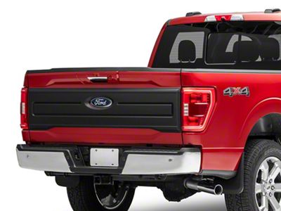 Air Design Tailgate Applique; Satin Black (21-25 F-150 w/o Tailgate Applique)