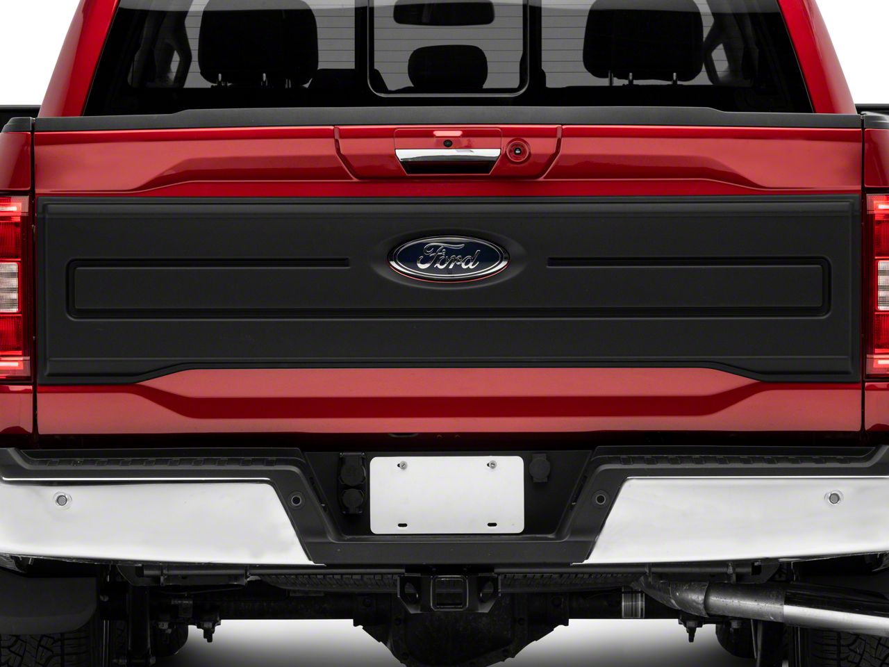 Air Design F150 Tailgate Applique; Satin Black FO31A06 (2124 F150 w