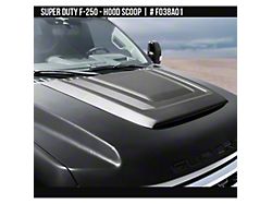 Air Design Hood Scoop; Satin Black (23-26 F-250 Super Duty)