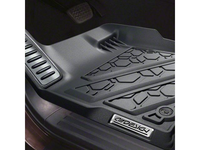 Air Design Soft Touch Front and Rear Floor Liners; Black (17-22 F-250 Super Duty SuperCrew)