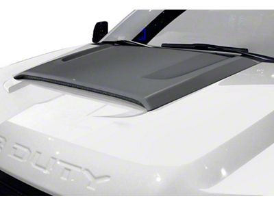 Air Design Hood Scoop; Unpainted (17-22 F-350 Super Duty)