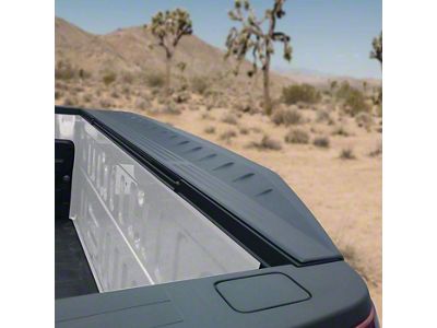 Air Design Tailgate Spoiler; Satin Black (17-19 F-350 Super Duty w/o Tailgate Step)