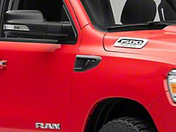 Air Design Fender Vents; Satin Black (19-24 RAM 1500, Excluding TRX)
