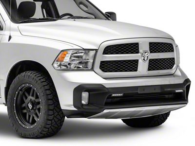 Air Design Front Bumper Guard with DRL; Satin Black (13-18 RAM 1500 Express, Limited, Sport)