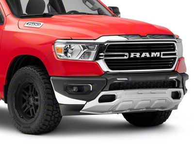 Air Design Front Bumper Guard with DRL; Satin Black (19-24 RAM 1500, Excluding Rebel & TRX)