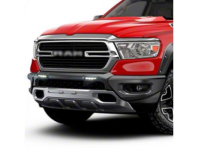 Air Design Front Bumper Guard with DRL; Unpainted (19-24 RAM 1500, Excluding Rebel & TRX)