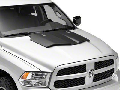 Air Design Hood Scoop; Satin Black (13-18 RAM 1500, Excluding Rebel)