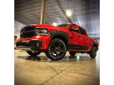 Air Design Off-Road Styling Kit with Fender Vents; Satin Black (13-18 RAM 1500 Sport Crew Cab)