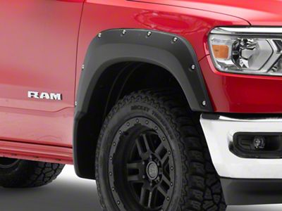 Air Design Super Bolt Fender Flares; Satin Black (19-24 RAM 1500, Excluding Rebel & TRX)