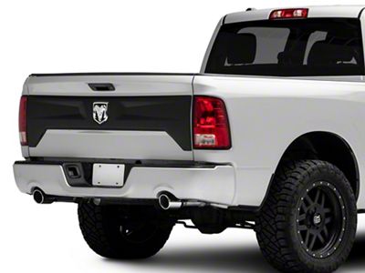 Air Design Tailgate Applique; Satin Black (13-18 RAM 1500)