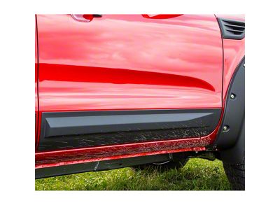 Air Design Door Rocker Panels; Satin Black (19-25 Ranger SuperCrew)