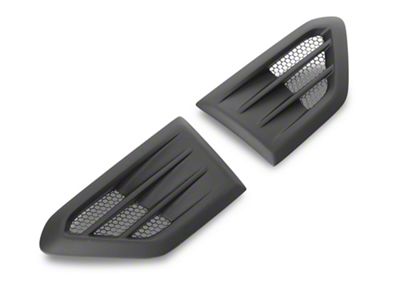 Air Design Fender Vents; Satin Black (19-23 Ranger)