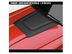 Air Design Hood Scoop; Satin Black (24-26 Ranger, Excluding Raptor)