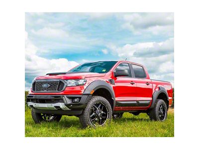 Air Design Off-Road Styling Kit with Fender Vents; Satin Black (19-24 Ranger SuperCrew)