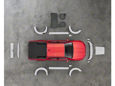 Air Design Off-Road Styling Kit with Fender Vents; Unpainted (19-23 Ranger SuperCrew)
