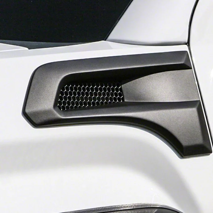 Air Design Sierra 1500 Fender Vents; Satin Black GM28A13 (1618 Sierra