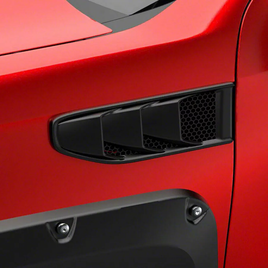 Air Design Sierra 1500 Fender Vents; Unpainted GM40A31PR (1924 Sierra