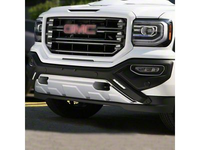 Air Design Front Bumper Guard with DRL; Satin Black (16-18 Sierra 1500)