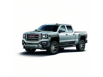 Air Design Off-Road Styling Kit; Satin Black (16-18 Sierra 1500 Crew Cab w/ 6.50-Foot Standard Box)