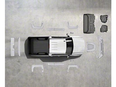 Air Design Off-Road Styling Kit with Fender Vents; Unpainted (16-18 Sierra 1500 Crew Cab w/ 5.80-Foot Short Box)