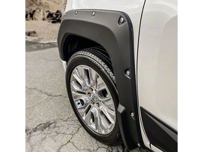 Air Design Super Bolt Fender Flares; Satin Black (19-25 Sierra 1500 w/ 5.80-Foot Short Box)
