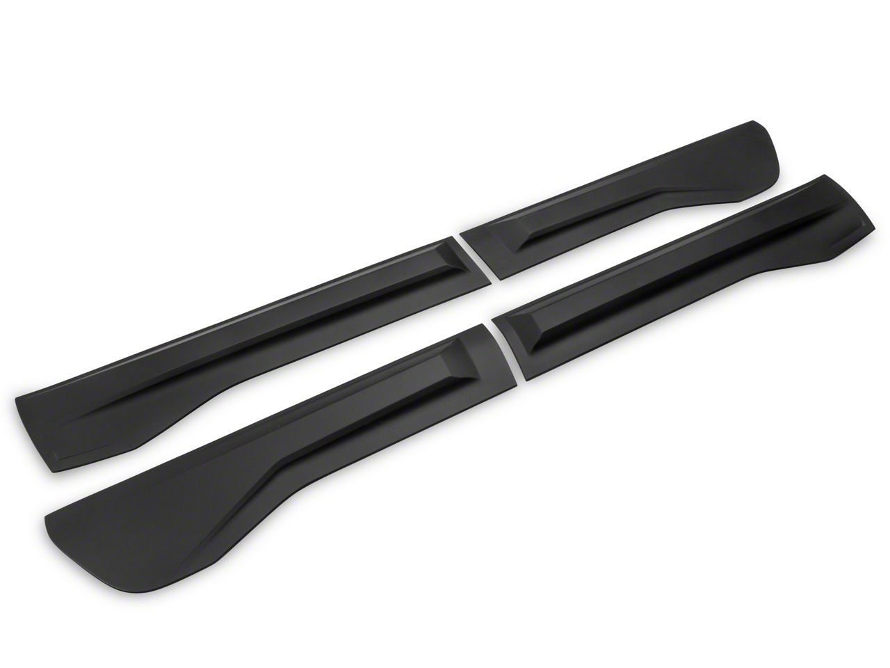 Air Design Silverado 1500 Door Rocker Panels; Satin Black GM39D10 (19 ...