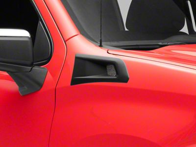 Air Design Fender Vents; Satin Black (19-24 Silverado 1500)