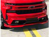 Air Design Street Series Front Chin Splitter; Satin Black (19-21 Silverado 1500; 2022 Silverado 1500 LTD)
