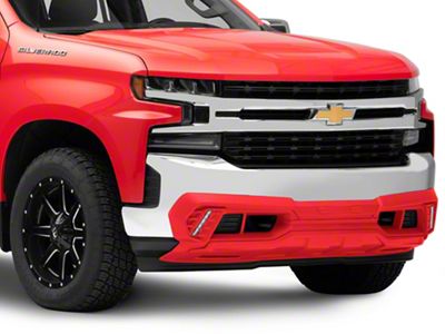 Air Design Front Bumper Guard with DRL; Unpainted (19-21 Silverado 1500)