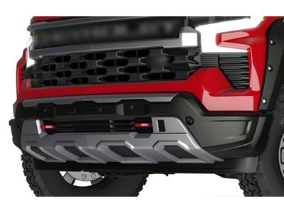 Air Design Front Bumper Guard and Skid Plate, Unpainted (22-24 Silverado 1500 Custom Trail Boss, LT, WT)