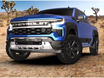 Air Design Full Off-Road Body Kit; Satin Black (22-25 Silverado 1500 LT Trail Boss, LTZ, High Country & RST Crew Cab w/ 5.80-Foot Short Box)