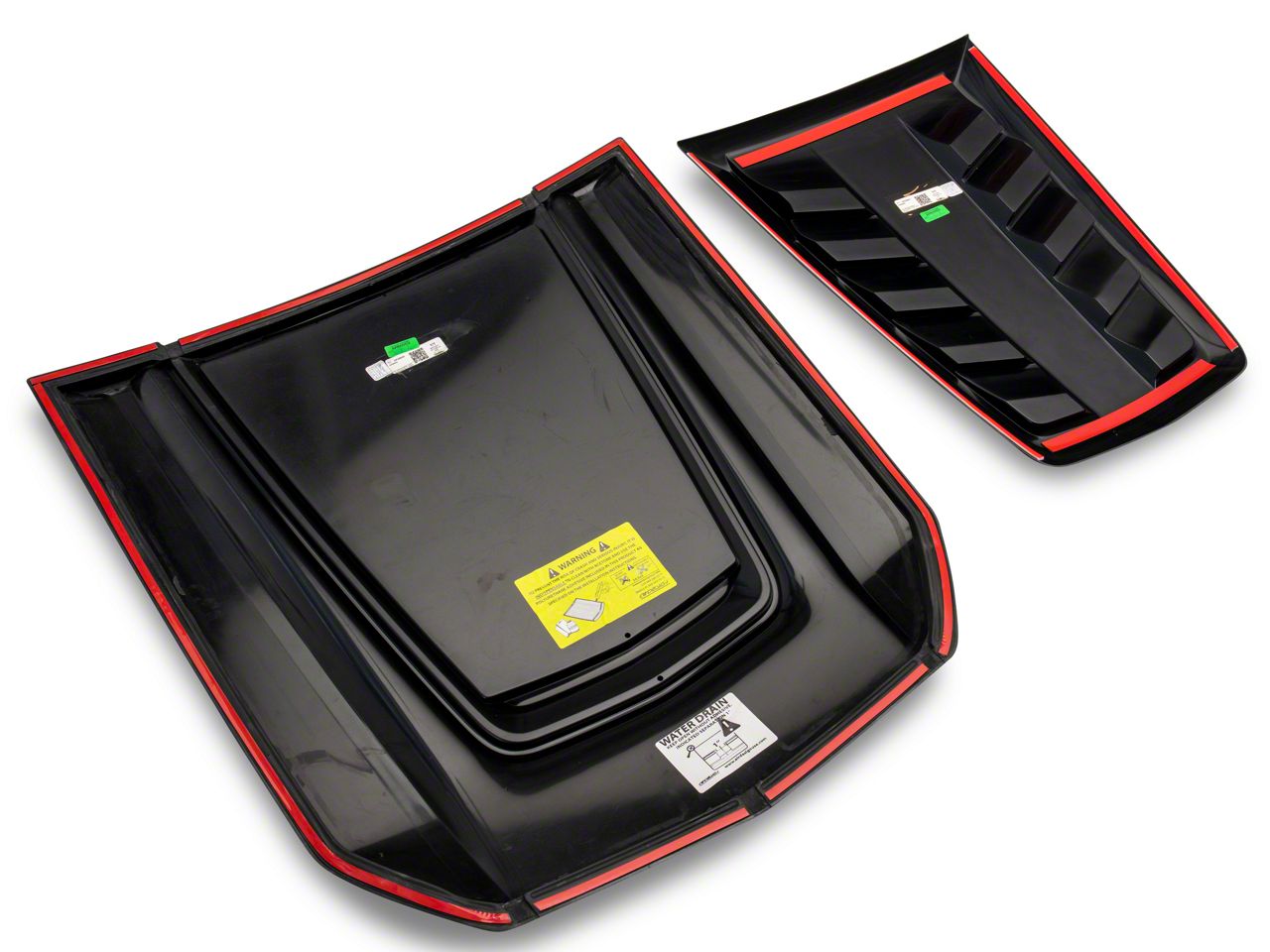 Air Design Silverado 1500 Hood Scoop; Satin Black GM39A01 (1924