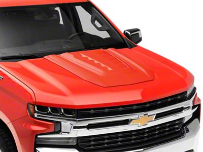 Air Design Hood Scoop; Unpainted (19-24 Silverado 1500)