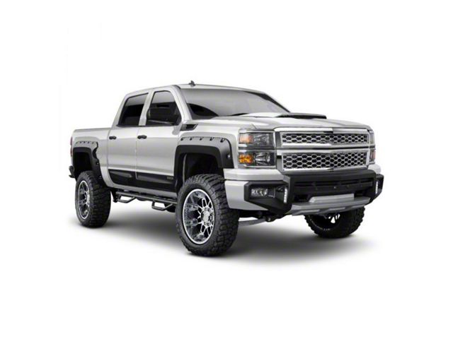 Air Design Off-Road Styling Kit; Satin Black (14-15 Silverado 1500 Crew Cab w/ 5.80-Foot Short Box)