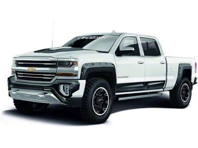 Air Design Off-Road Styling Kit; Satin Black (16-18 Silverado 1500 Crew Cab w/ 6.50-Foot Standard Box)