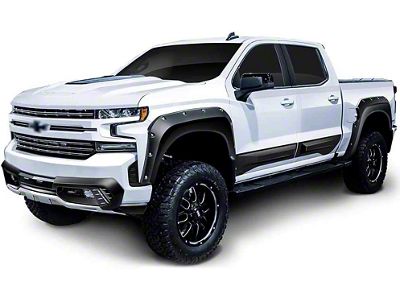 Air Design Off-Road Styling Kit; Satin Black (19-21 Silverado 1500 Crew Cab w/ 5.80-Foot Short Box; 2022 Silverado 1500 LTD Crew Cab w/ 5.80-Foot Short Box)