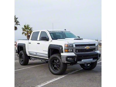 Air Design Off-Road Styling Kit with Fender Vents; Satin Black (14-15 Silverado 1500 Crew Cab w/ 6.50-Foot Standard Box)