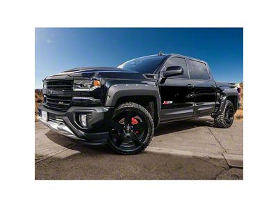 Air Design Off-Road Styling Kit with Fender Vents; Satin Black (16-18 Silverado 1500 Crew Cab w/ 5.80-Foot Short Box)