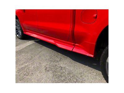 Air Design Street Series Side Skirt; Passenger Side; Satin Black (19-23 Silverado 1500 Crew Cab w/ 5.80-Foot Short Box)