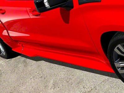 Air Design Street Series Side Skirts with Box Extenion; Satin Black (19-23 Silverado 1500 Crew Cab w/ 5.80-Foot Short Box)