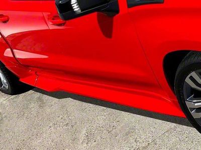 Air Design Street Series Side Skirts with Box Extenion; Satin Black (19-24 Silverado 1500 Crew Cab w/ 5.80-Foot Short Box)