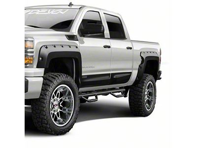 Air Design Super Bolt Fender Flares; Unpainted (14-18 Silverado 1500 w/ 5.80-Foot Short Box)