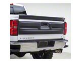 Air Design Tailgate Applique; Satin Black (14-18 Silverado 1500)