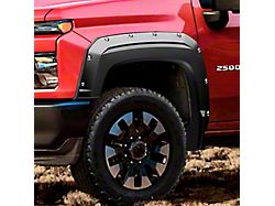 Air Design Super Bolt Fender Flares; Satin Black (20-25 Silverado 2500 HD)
