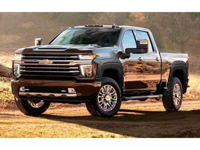 Air Design Super Bolt Fender Flares; Unpainted (20-25 Silverado 3500 HD SRW)