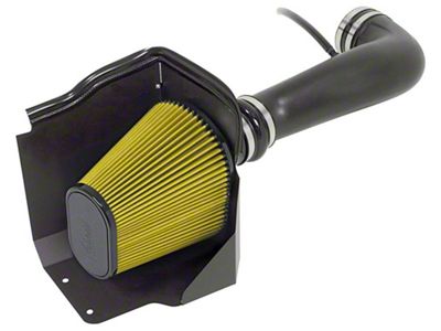 Airaid Cold Air Dam Intake with Yellow SynthaFlow Oiled Filter (09-13 5.3L Silverado 1500 w/ Electric Cooling Fan)