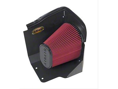Airaid QuickFit Air Dam with Red SynthaFlow Oiled Filter (2009 6.0L Yukon)
